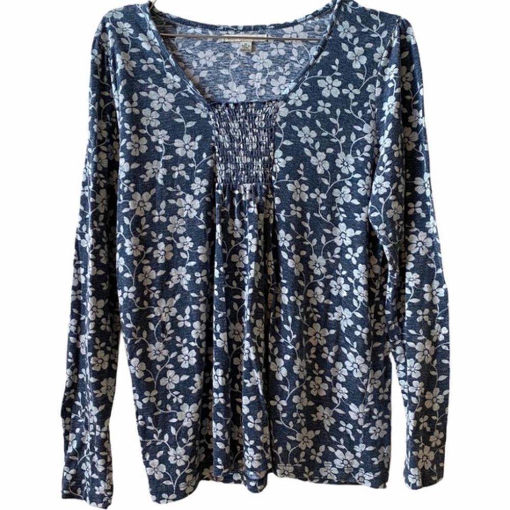 Carolyn Taylor floral long sleeve blouse